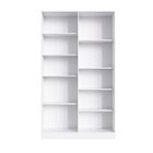 Armário Multiuso 4 Portas E 8 Prateleiras Rivera Branco