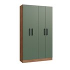 Armário Multiuso 4 Portas E 8 Prateleiras Rivera Freijó/oliva