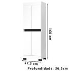 Armario Multiuso 4 Portas Ga106 Mpri