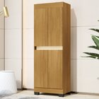 Armário Multiuso 4 Portas Gael Mel/pérola