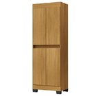 Armário Multiuso 4 Portas Gael Mel/pérola