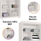 Armário Multiuso 5 Prateleiras 2 Pts C/ Chave 100% Mdf Apollo