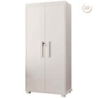 Armário Multiuso 5 Prateleiras 2 Pts C/ Chave 100% Mdf Apollo