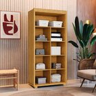 Armário Multiuso 5 Prateleiras 2 Pts C/ Chave 100% Mdf Apollo