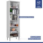 Armário Multiuso 5 Prateleiras Manaus Branco