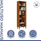 Armário Multiuso 5 Prateleiras Manaus Nature