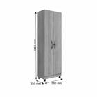 Armário Multiuso 5 Prateleiras Sparta Benetil Branco