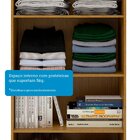 Armário Multiuso 60cm 2 Portas Com Chave Astilbe Espresso Móv