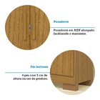 Armário Multiuso 60cm 2 Portas Com Chave Astilbe Espresso Móv