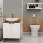 Armário Multiuso Acquaflex 2 Peças Trend Branco Fosco - Genia