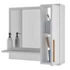 Armário Multiuso Aéreo Para Banheiro Iana B03 Branco - Lyam D