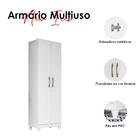 Armário Multiuso Ambiente New Iris Branco Brilho - Moval