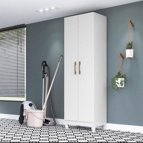 Armário Multiuso Ambiente New Iris Branco Brilho - Moval