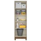 Armário Multiuso Ambiente New Iris Castanho Wood - Moval