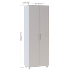 Armário Multiúso André 2 Pt Branco