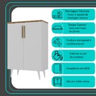 Armário Multiuso Apolo 2 Portas Branco/ Cinamomo - Moville