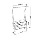 Armário Multiuso Arara Lift Vermont - Artesano