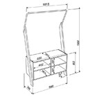 Armário Multiuso Arara Lift Vermont - Artesano