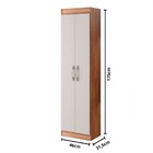 Armário Multiuso Assis 2 Portas Multiuso 4 Prateleiras  Casta