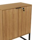 Armário Multiuso Baixo Industrial 2 Portas Com Chave Me4154