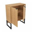 Armário Multiuso Baixo Industrial 2 Portas Com Chave Me4154