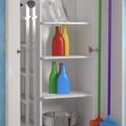 Armário Multiuso Balcão Branco 2 Portas