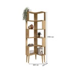 Armário Multiuso Berlin 6 Prateleiras Cinamomo – Rv Móveis