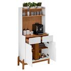 Armário Multiuso Cantinho Do Café Nay C14 Branco/cedro - Mpoz