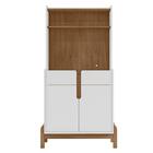 Armário Multiuso Cantinho Do Café Nay C14 Branco/cedro - Mpoz