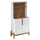 Armário Multiuso Cantinho Do Café Nay C14 Branco/cedro - Mpoz