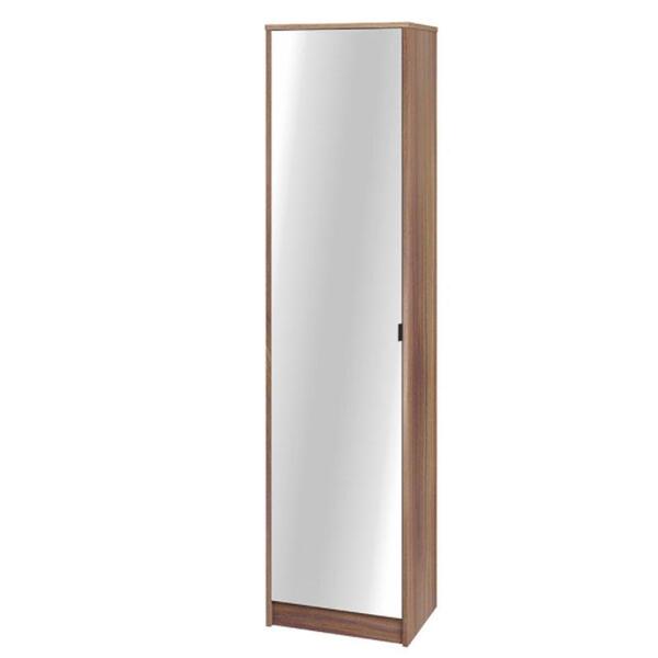 Armario Multiuso Castanho C/espelho Mdp 15mm