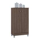 Armário Multiuso Catalunha 2 Portas Chocolate Tana Decor