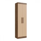 Armário Multiuso Charlotte 2 Portas 1 Gaveta 100% Mdf Castanh