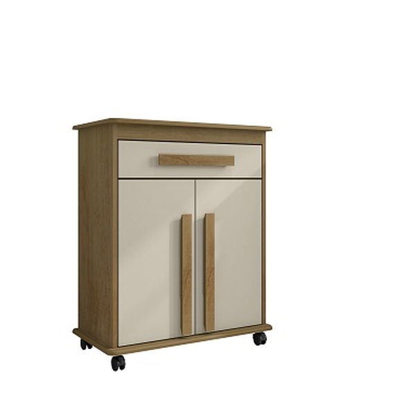 Armário Multiuso Chile Cinamomo/off White – Rv Móveis