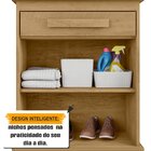 Armário Multiuso Chile Com 2 Portas E 1 Gaveta Com Prateleira
