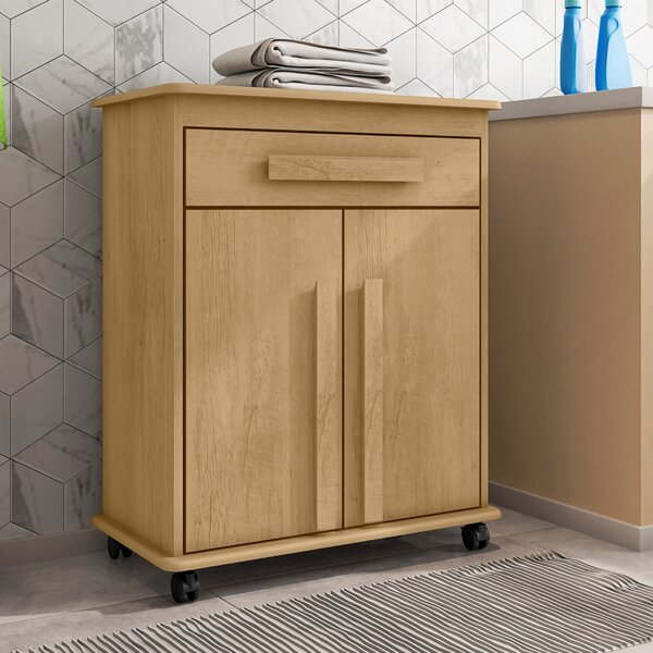 Armário Multiuso Chile Com 2 Portas E 1 Gaveta Com Prateleira