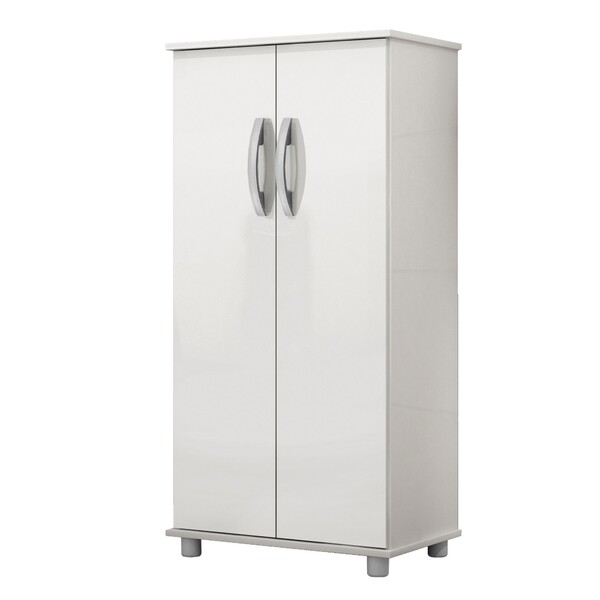 Armário Multiuso Classic 2 Portas Branco