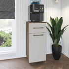 Armário Multiuso Com 01 Porta E 01 Gaveta Cris Naturale/off W