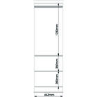 Armário Multiuso Com 02 Portas Infinity Branco Line