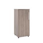 Armário Multiuso Com 1 Porta E 3 Nichos - Amadeirado Carvalho