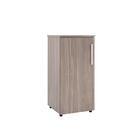 Armário Multiuso Com 1 Porta E 3 Nichos - Amadeirado Carvalho