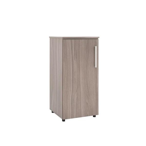 Armário Multiuso Com 1 Porta E 3 Nichos - Amadeirado Carvalho