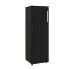 Armário Multiuso Com 1 Porta E 3 Prateleiras - Preto