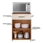 Armário Multiuso Com 2 Porta E 1 Gaveta C/ Rodízio Conquista-