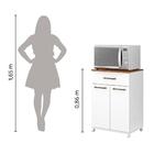 Armário Multiuso Com 2 Porta E 1 Gaveta C/ Rodízio Conquista-