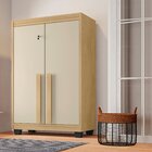 Armário Multiuso Com 2 Portas Com Chave 3 Prateleiras Para La