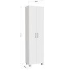 Armário Multiuso Com 2 Portas Dallas Branco