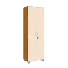 Armário Multiuso Com 2 Portas E 1 Chave Vegas Noce/perola