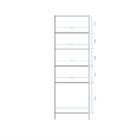 Armário Multiuso Com 2 Portas E 4 Nichos -branco