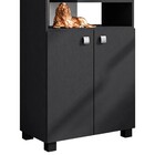 Armário Multiuso Com 2 Portas Julie L01 - Amarena Móveis - Pr